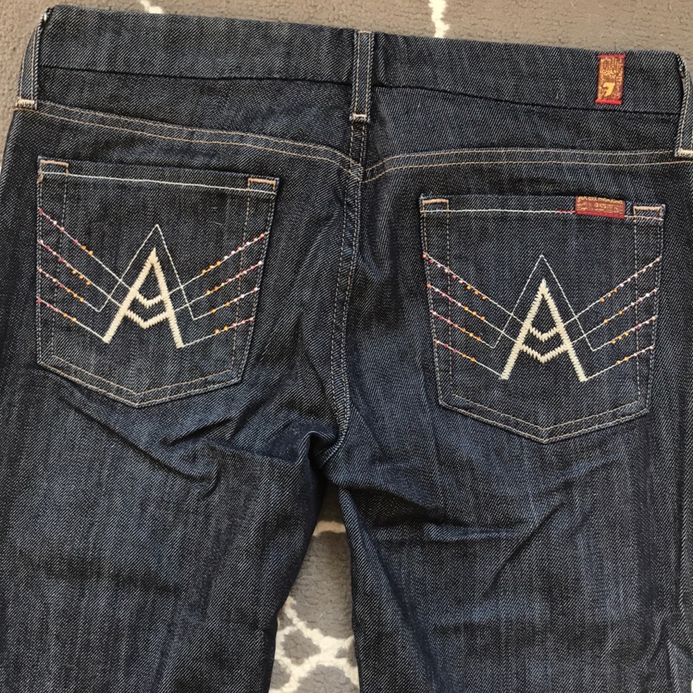 7 For All Mankind A Pocket jeans with Crystals